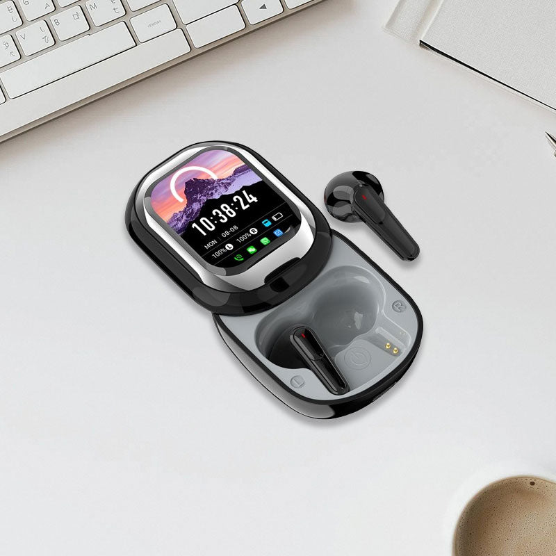 đ§Slide-Touch Bluetooth-headset med AI-översĂ€ttning