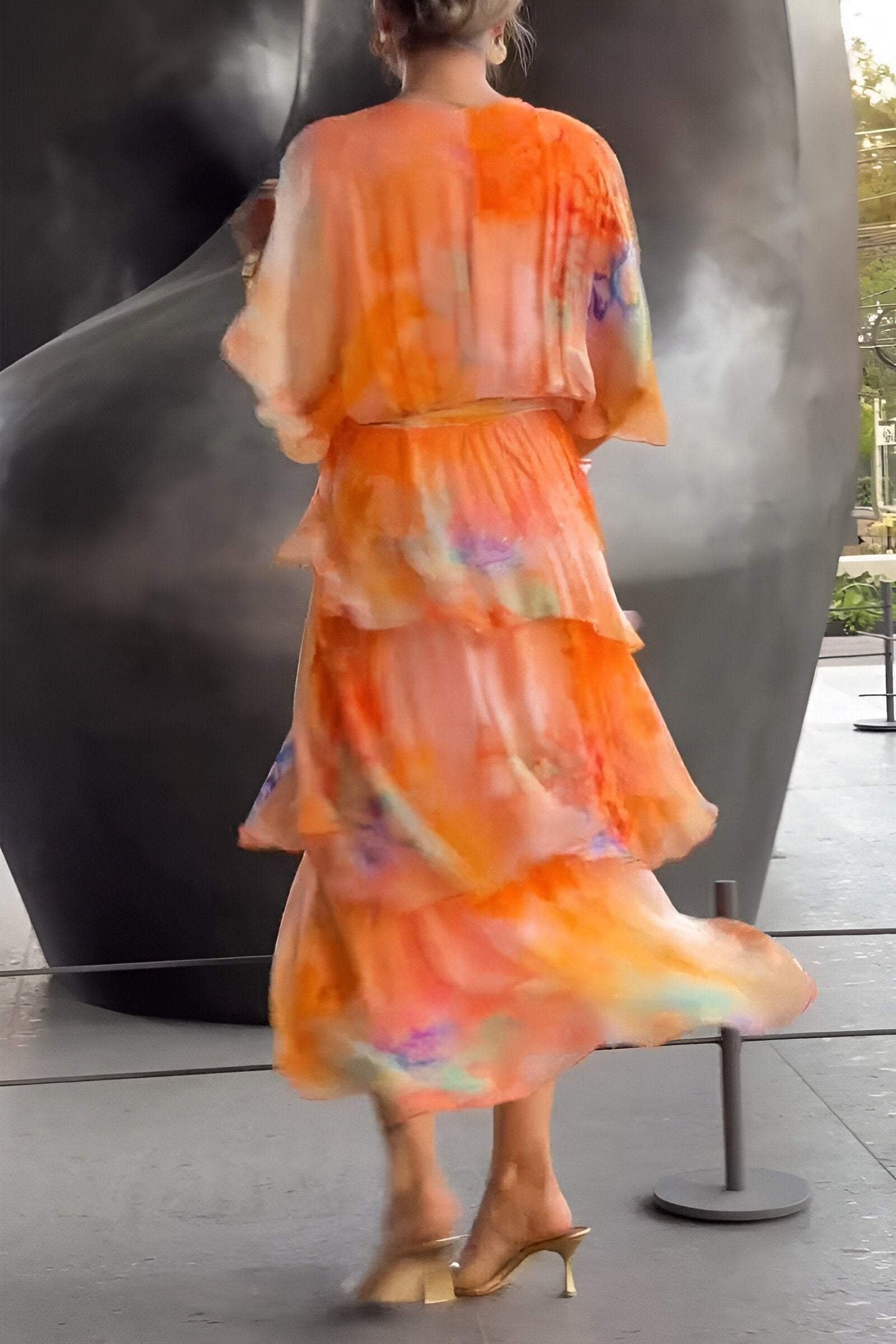 Elegant chiffongklänning – Enkel och elegant för varje tillfälle