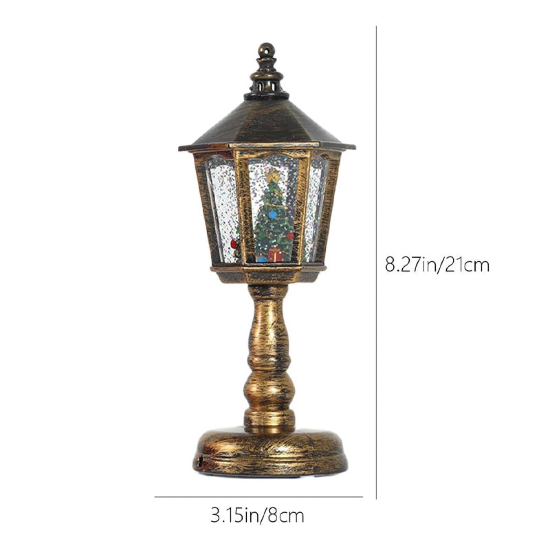 🎁Förköp till jul: 50% rabatt🌲✨Lysande snöglobslykta med musik till jul