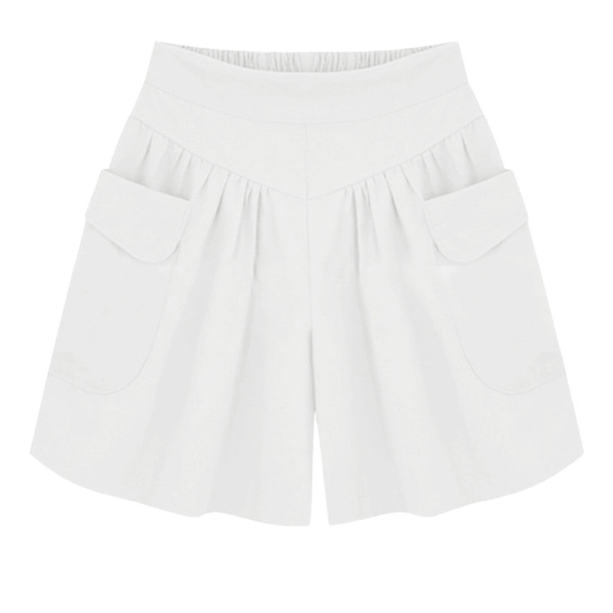 Strand Lediga Shorts Med Elastiskt Midjeband