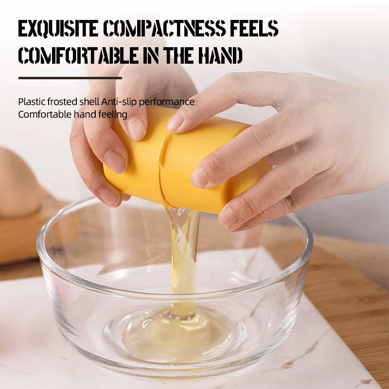 🎊Äggöppnare i rostfritt stål – Knäck, skär och separera ägg enkelt🍳