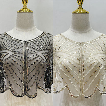 🎀2025 Nyinkommet✨Festlig spetshalsduk med paljetter