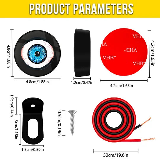 🔥🎁Nyhet 50 % RABATT🔥👁👀Programmerbar djupblickljus för cykel, bil och lastbil