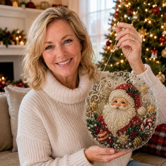 🎄Julpärlor Diamantkonst Hängande Ornament Kit | Slitstarka Pärlkulor S – sverigeify