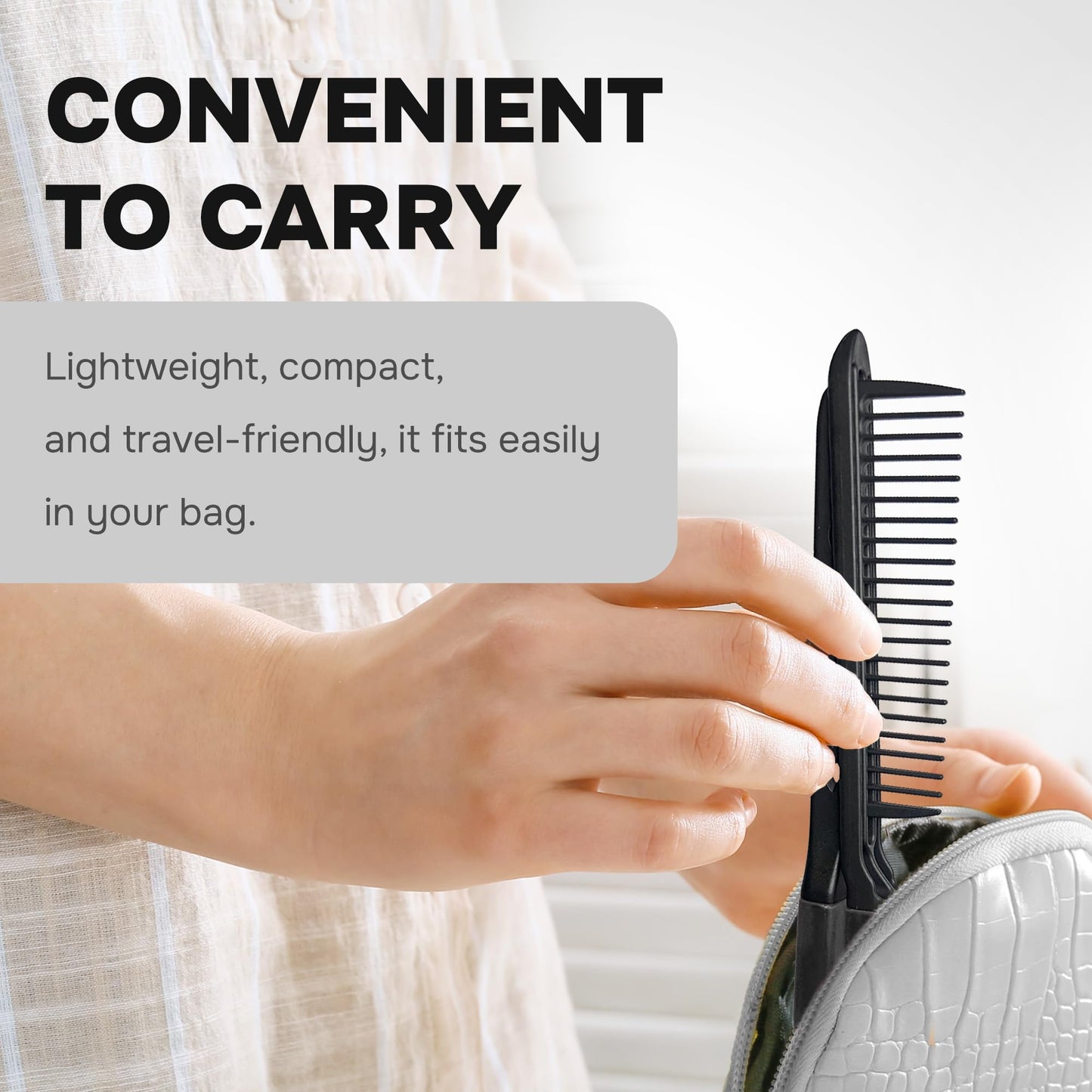 🎁 Hårkam för uträtning av hår