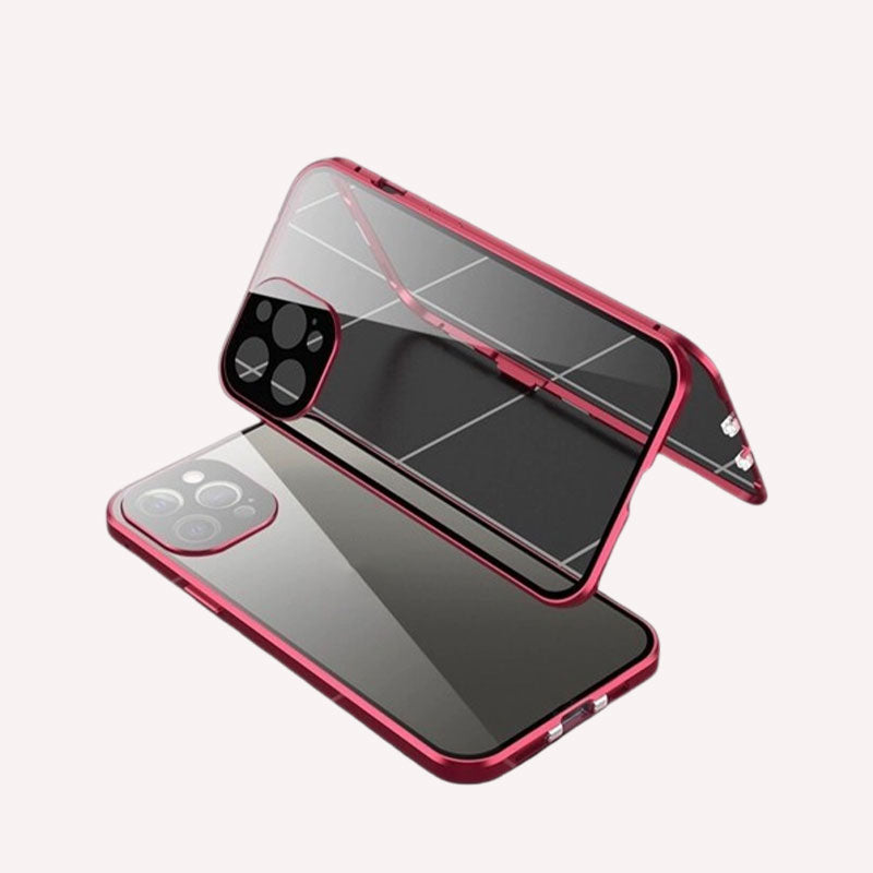 Dubbelsidigt magnetiskt anti-kipling mobilskal