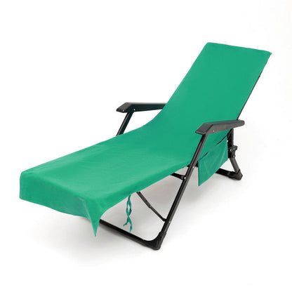 🌊Sun Lounger Handduk i väska med förvaringsfickor🌞