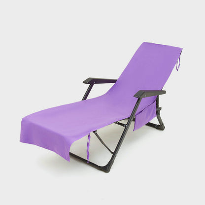 🌊Sun Lounger Handduk i väska med förvaringsfickor🌞