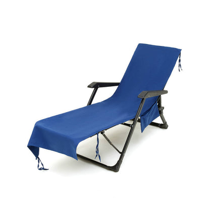 🌊Sun Lounger Handduk i väska med förvaringsfickor🌞