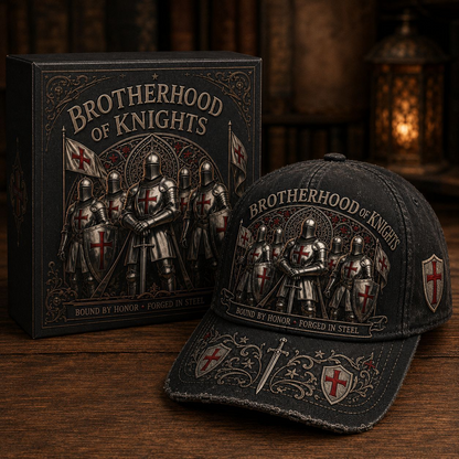 ⚔️ Bound By Honor Forged In Steel – Knights Templar Cap – fairyja
