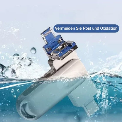 🔥Superdeal! 39% Rabatt! – 4-i-1 USB-minne för Mobil