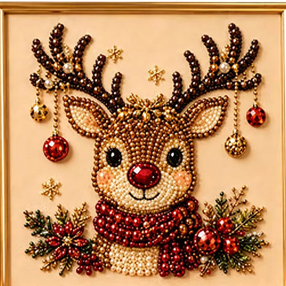 🎄✨ DIY juleperlekunstsæt – 5 festlige designs, 3D hævede perler