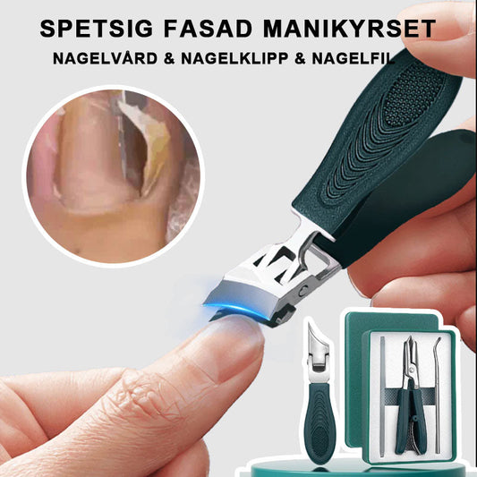 🔥Superdeal! 39% Rabatt! – Spetsigt Manikyrset med Slipad Finish