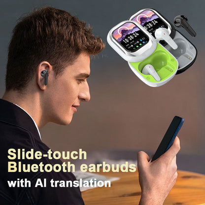 🎧Slide-Touch Bluetooth-headset med AI-översättning