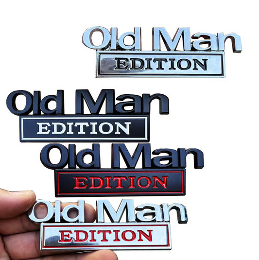 🔥Sommerudsalg 2026 - 🚗 Old Man/Lady Edition bilemblem🔥