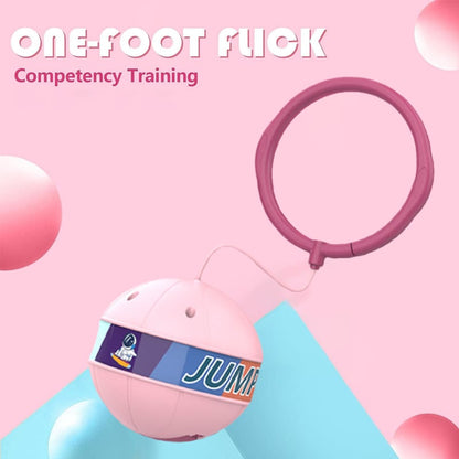 Glödande studsande boll