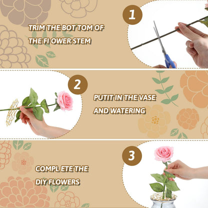 🌸Organiserare i rostfritt stål med blommönster♻️