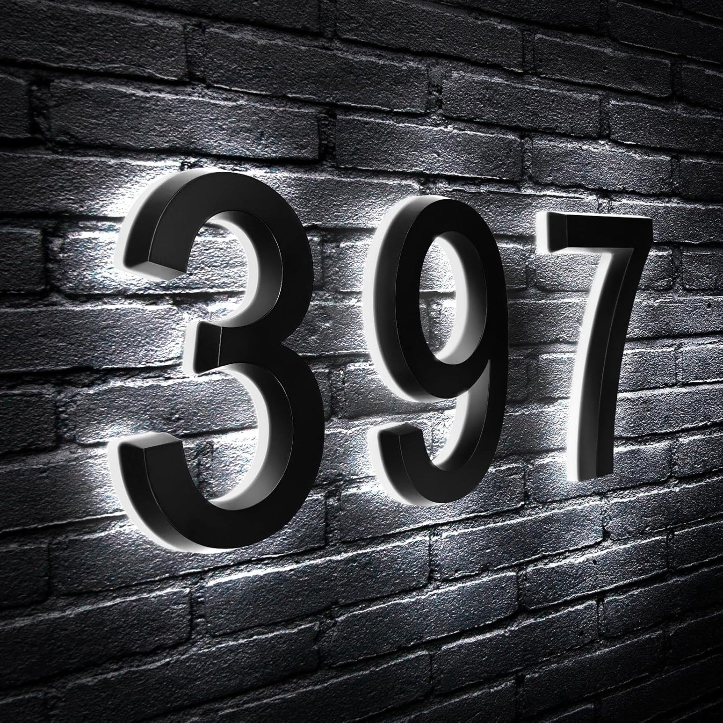 Lighted House Numbers for Outside
