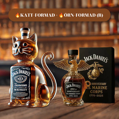 Kreativ hundformad whiskyflaska