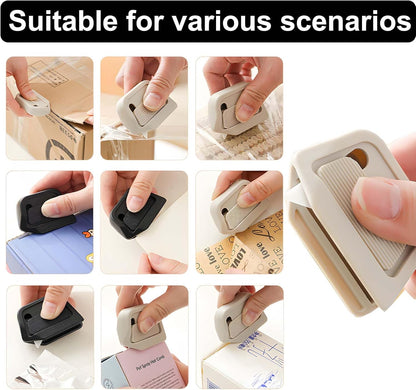 💥Magnetisk infällbar lådskärare - Säkerhetslås-universalkniv med inbyggd magnet för enkel förvaring och snabb åtkomst