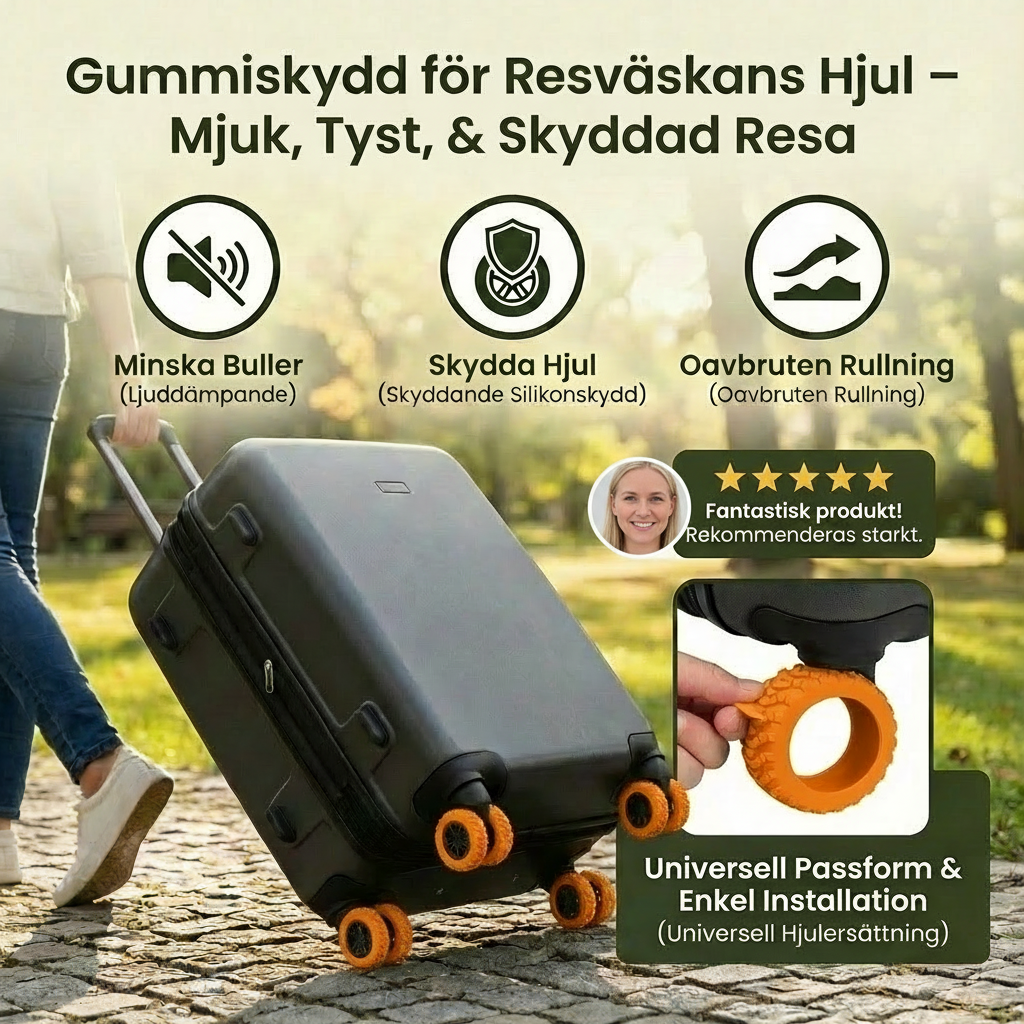 Rulleovertræk til kuffert
