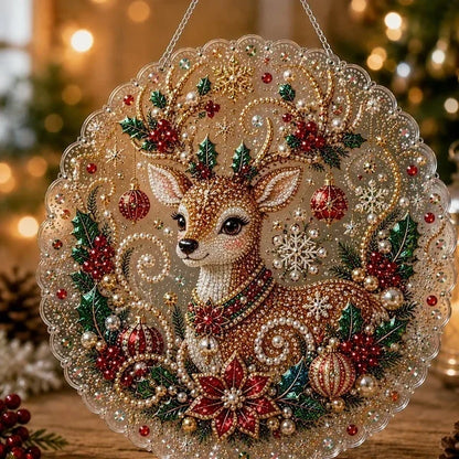 🎄Juleperler Diamantkunst Ophængningssæt | Holdbare Perlekugler 🎄