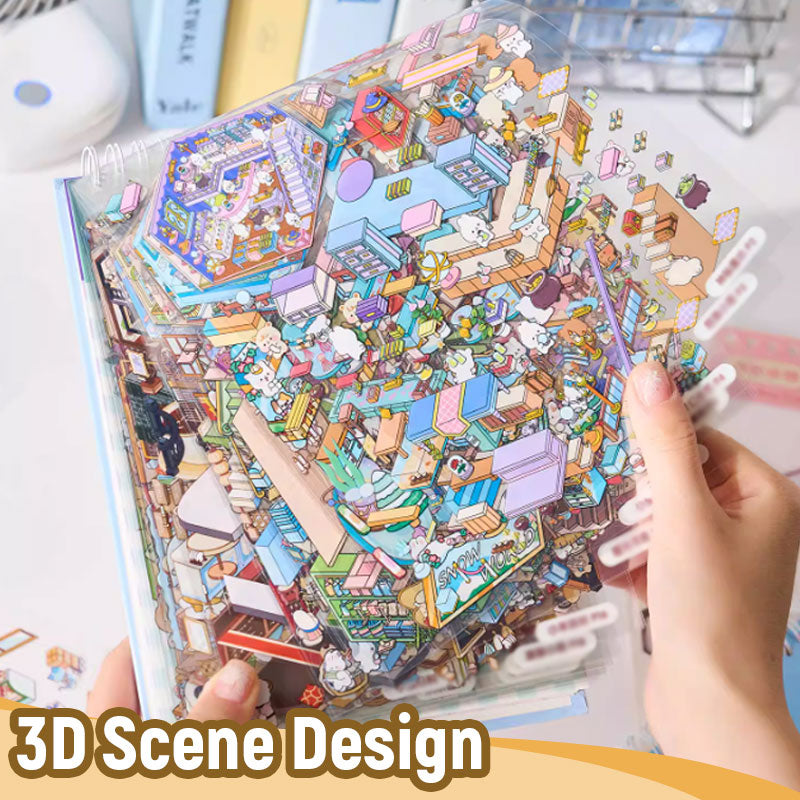 🌟Kreativitet möter lek🎨 Handgjorda klistermärken med stresslindrande motiv (Gratis pincett)