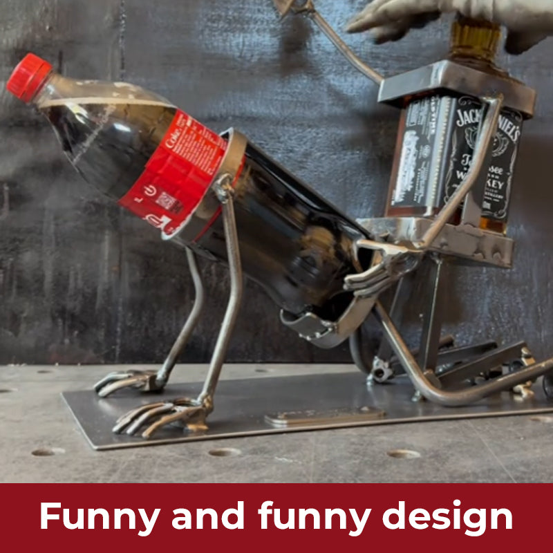 Skull Coke och vinflaskställ