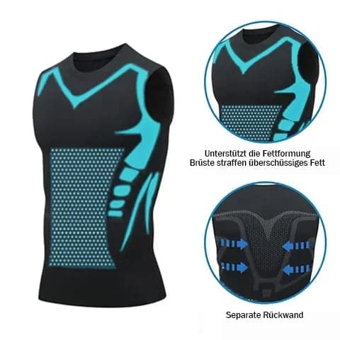 🔥Ionic Shaping Vest – Kompression og afkøling – Figurformende og ærmeløs – Usynlig under tøjet