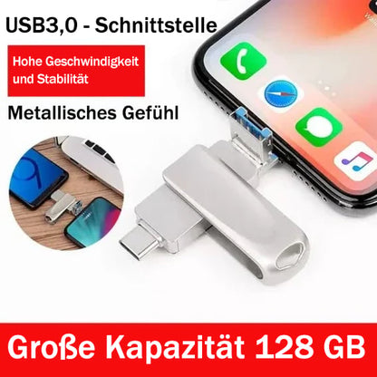 🔥Superdeal! 39% Rabatt! – 4-i-1 USB-minne för Mobil