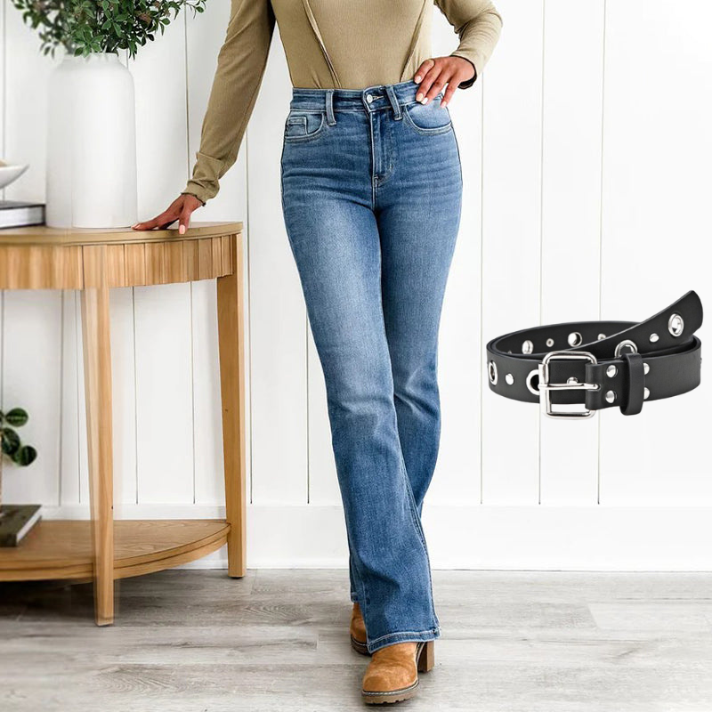 Passar alla kroppstyper 👖 Högelastiska jeans med magkontroll