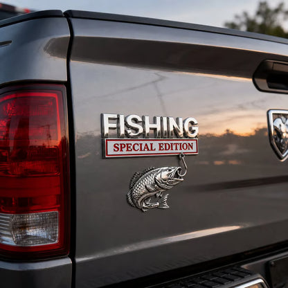 🎣 Fishing Special Edition™ Premium 3D-metalkøretøjsemblem