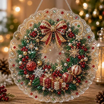 🎄Juleperler Diamantkunst Ophængningssæt | Holdbare Perlekugler 🎄