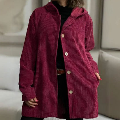 🧥 Årets Eksklusive Fløjlsjakke 2026 🍂 – Luksuriøs Corduroy Overshirt Med Hætte