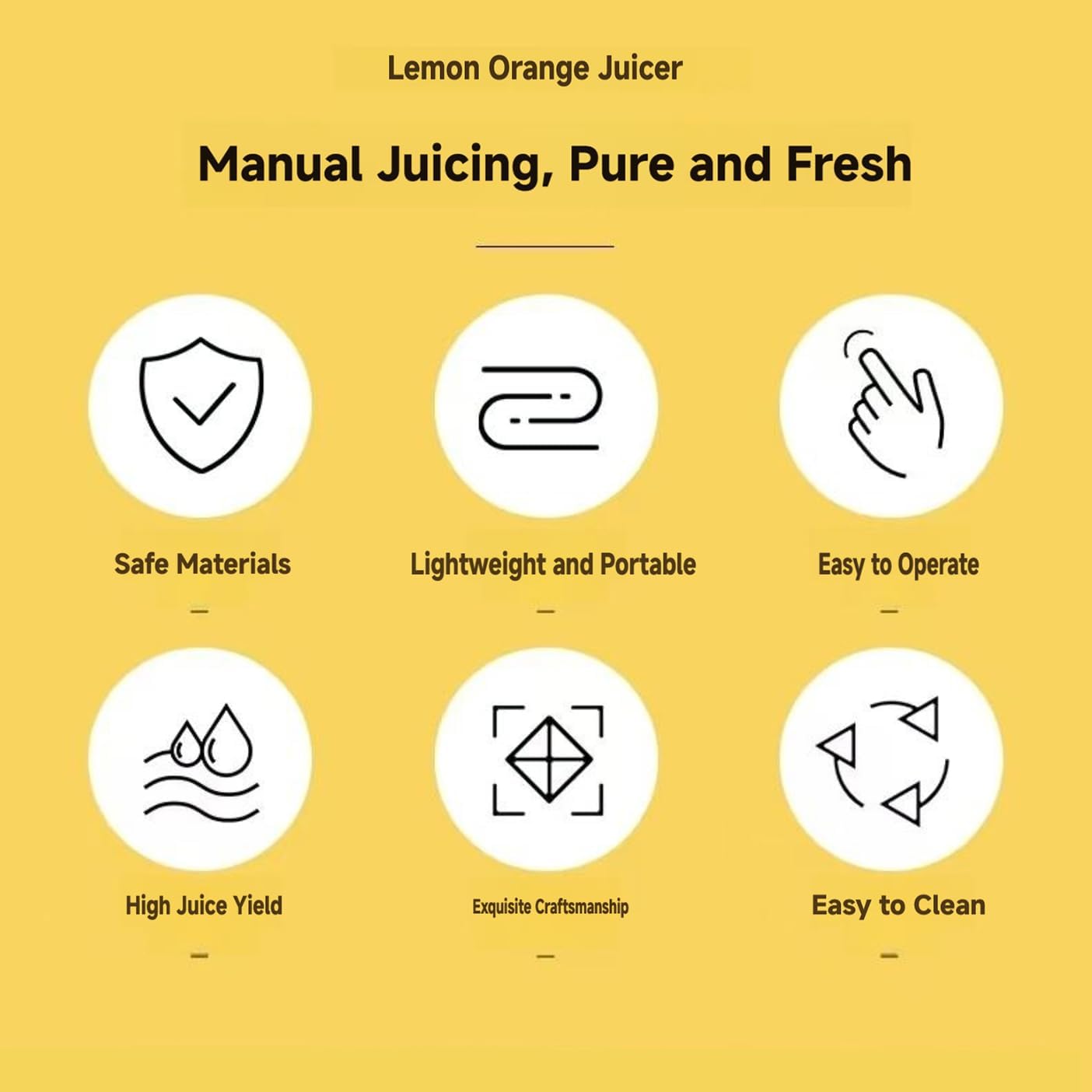 🔥2025 Ny citronpress med skruvlock 🍋✨