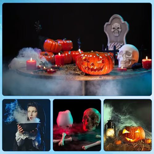 ⏰💨 12-LED Ultrasonic Mist Maker Fogger – Creates cool mist & colourful light – Perfect for humidifiers, fountains or Halloween decor – runs quietly in water 💧✨