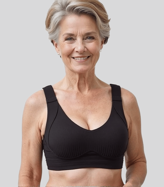 🔥Ribbad justerbar BH utan bygel för kvinnor