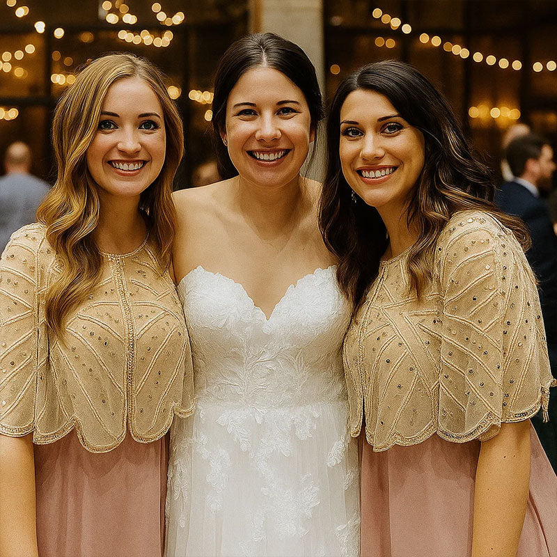 🎀2025 Nyinkommet✨Festlig spetshalsduk med paljetter