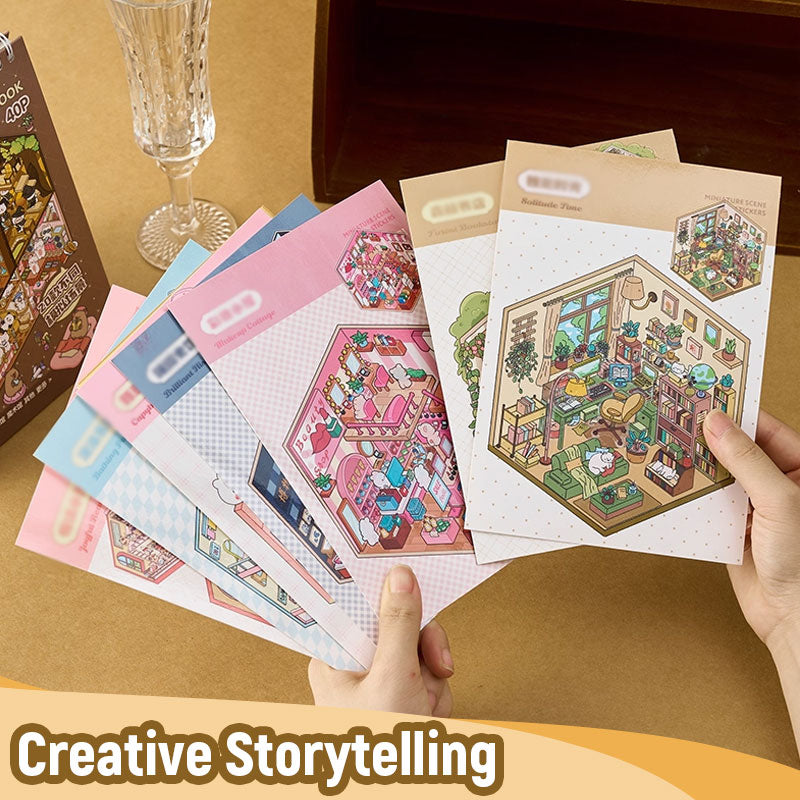 🌟Kreativitet möter lek🎨 Handgjorda klistermärken med stresslindrande motiv (Gratis pincett)