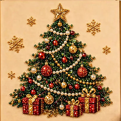 🎄✨ DIY juleperlekunstsæt – 5 festlige designs, 3D hævede perler