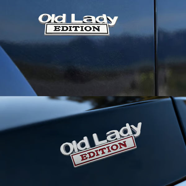 🔥Sommerudsalg 2026 - 🚗 Old Man/Lady Edition bilemblem🔥