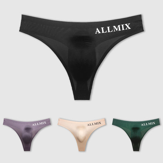 Sexig låg midja genomskinlig issidens sömlös stringtrosa