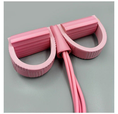 21 Fitnessmotståndsband - 4 Rörpedaler Fotledsavdragare