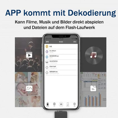 🔥Superdeal! 39% Rabatt! – 4-i-1 USB-minne för Mobil