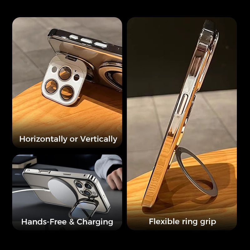 Dubbelt stativfodral för iPhone