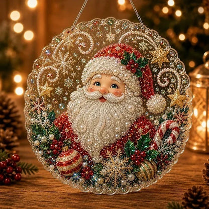 🎄Juleperler Diamantkunst Ophængningssæt | Holdbare Perlekugler 🎄