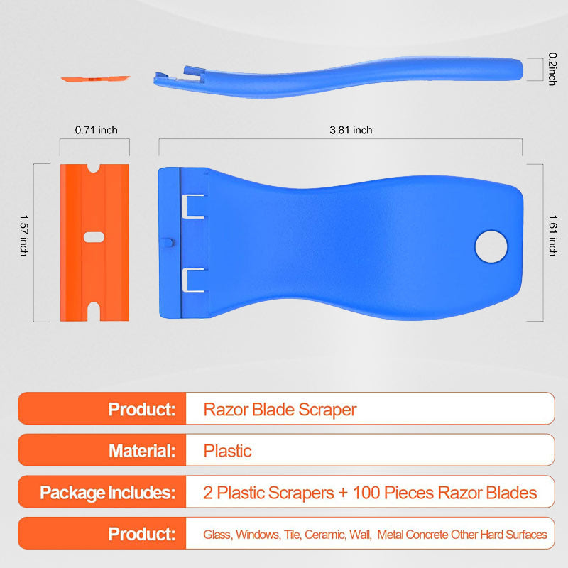 Blad för borttagning av lim