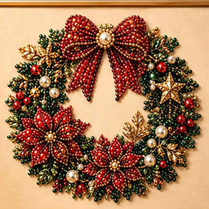 🎄✨ DIY juleperlekunstsæt – 5 festlige designs, 3D hævede perler