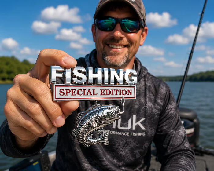 🎣 Fishing Special Edition™ Premium 3D-metalkøretøjsemblem