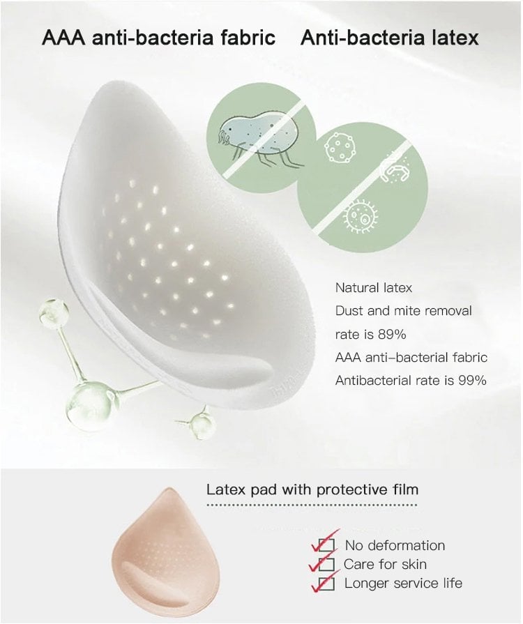 🔥Ribbad justerbar BH utan bygel för kvinnor